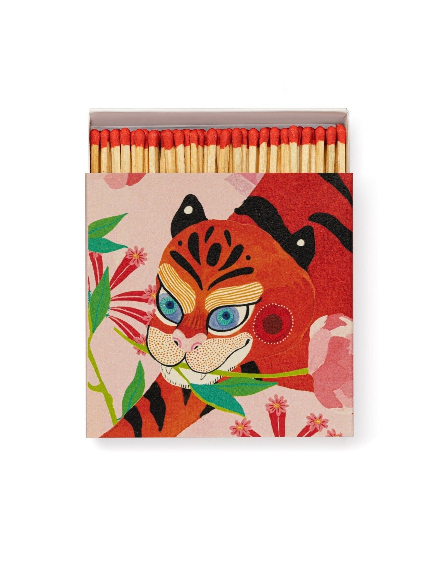 Archivist Tiger with Peony Tändstickor